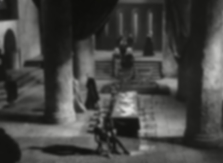 Hamlet backdrop