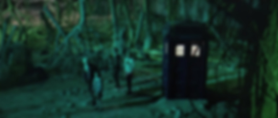Dr. Who and the Daleks backdrop