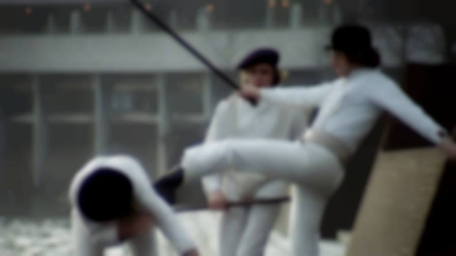 A Clockwork Orange backdrop