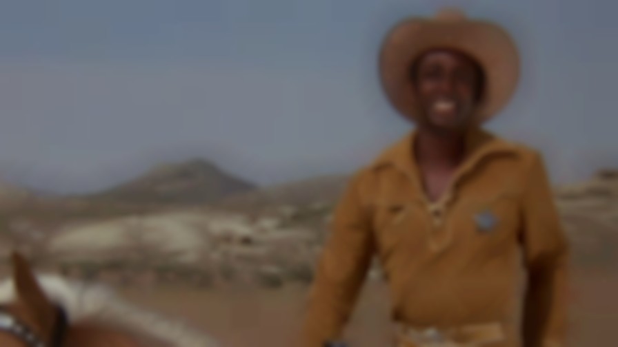 Blazing Saddles backdrop