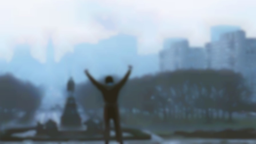 Rocky backdrop