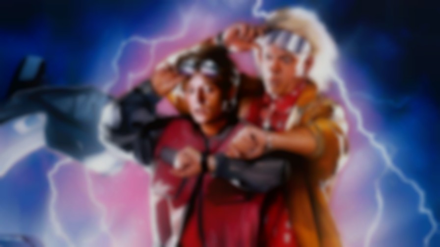 Back to the Future Part II backdrop