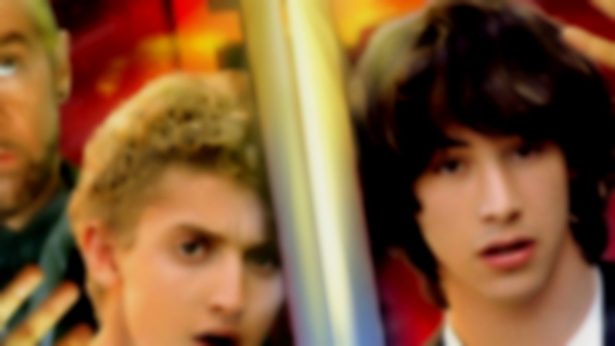 Bill & Ted's Excellent Adventure backdrop