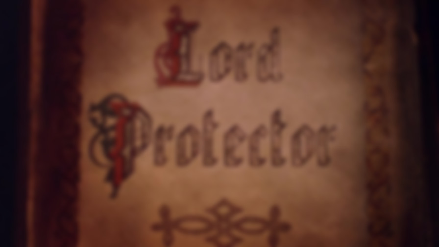 The Lord Protector backdrop