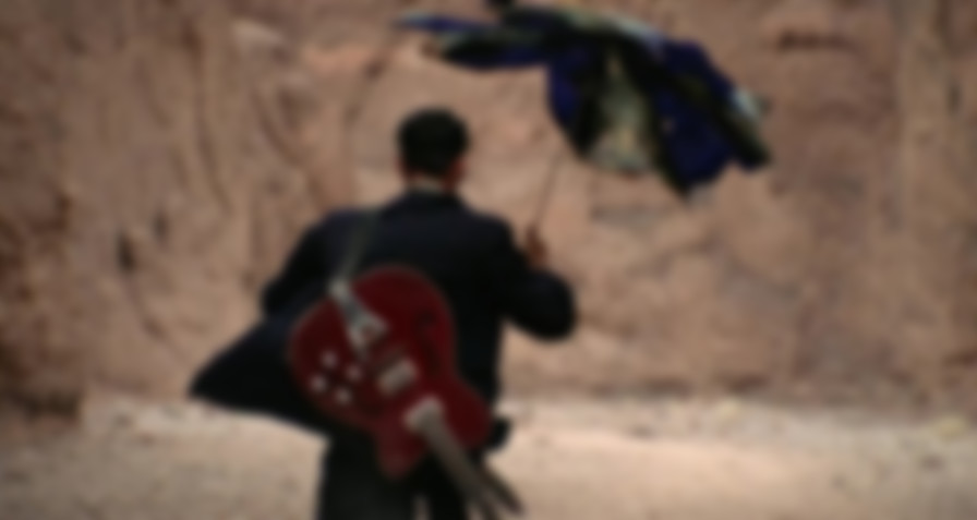 Six-String Samurai backdrop