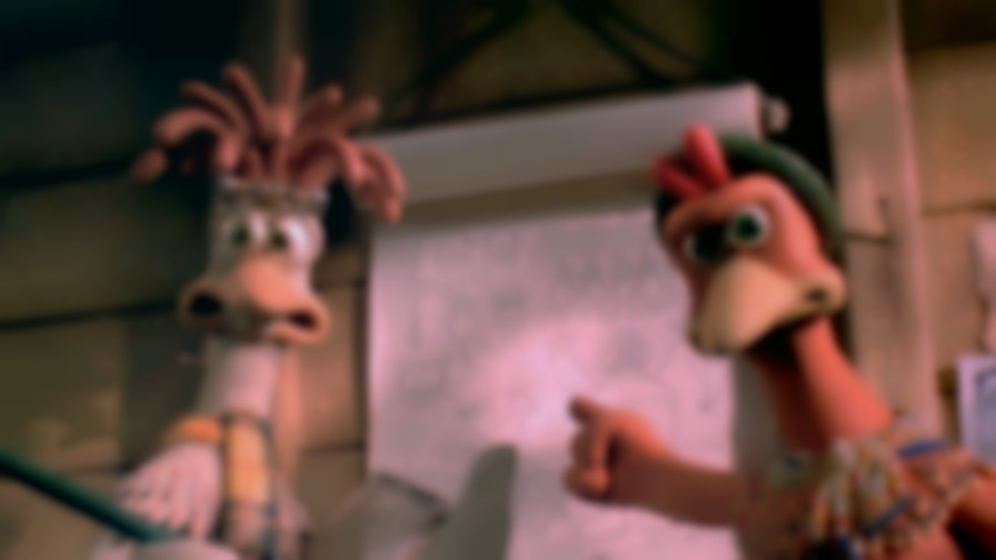 Chicken Run backdrop