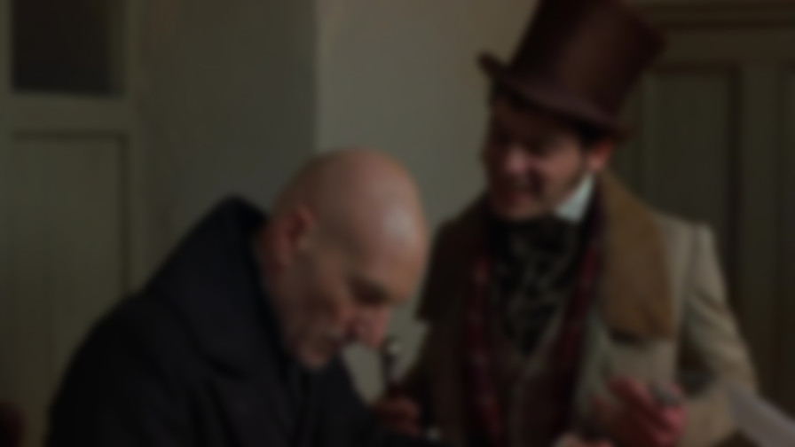 A Christmas Carol backdrop