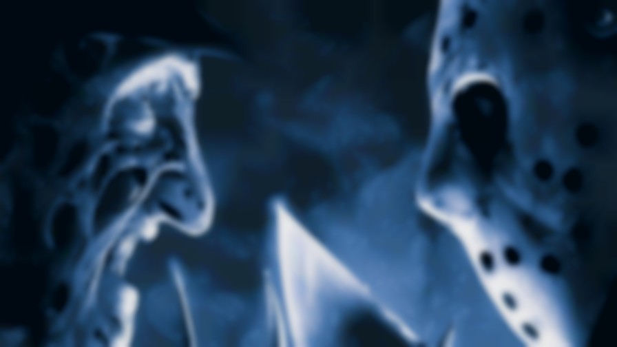Freddy vs. Jason backdrop