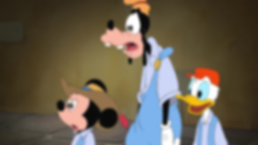 Mickey, Donald, Goofy: The Three Musketeers backdrop