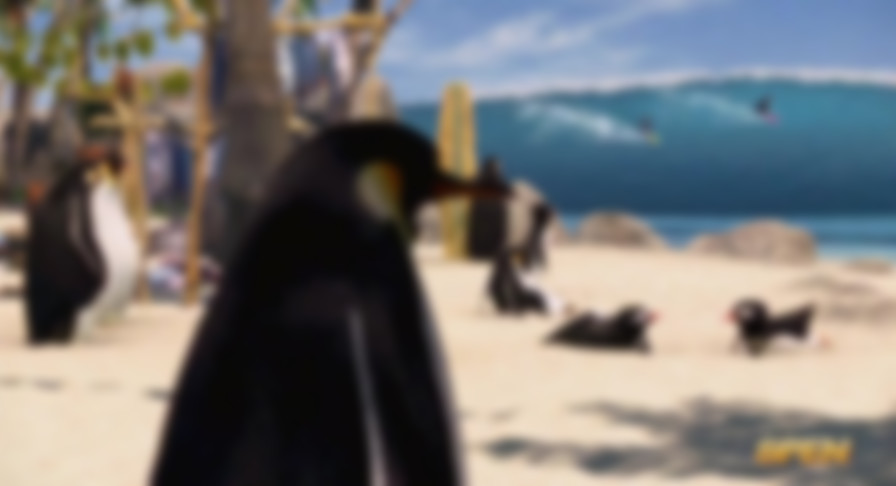 Surf's Up backdrop
