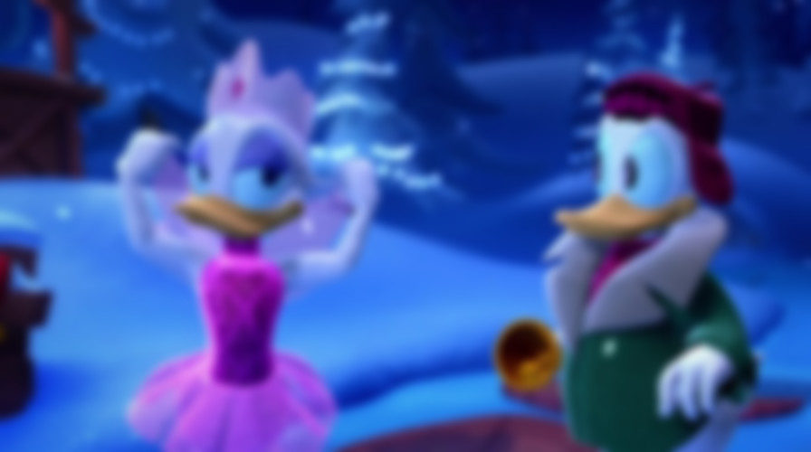 Mickey's Twice Upon a Christmas backdrop