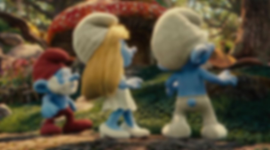The Smurfs backdrop