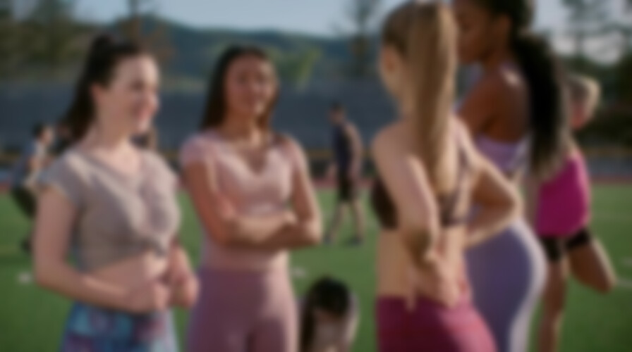 The Secret Lives of Cheerleaders backdrop