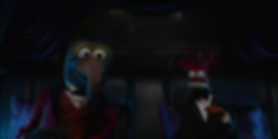 Muppets Haunted Mansion backdrop