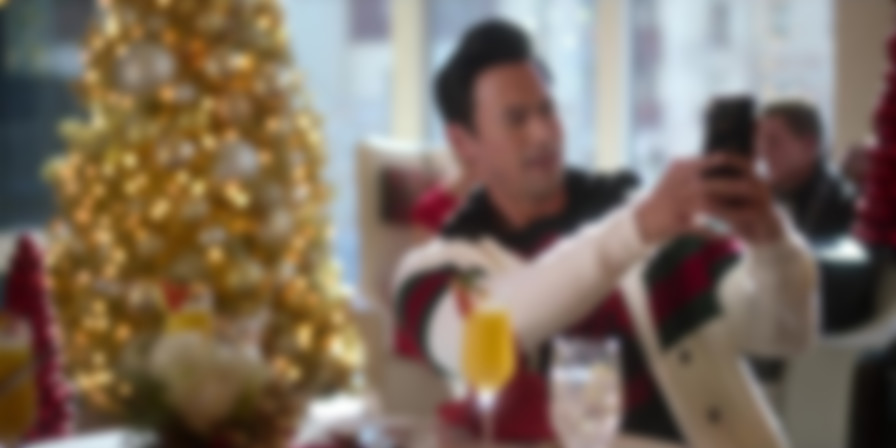 Falling for Christmas backdrop