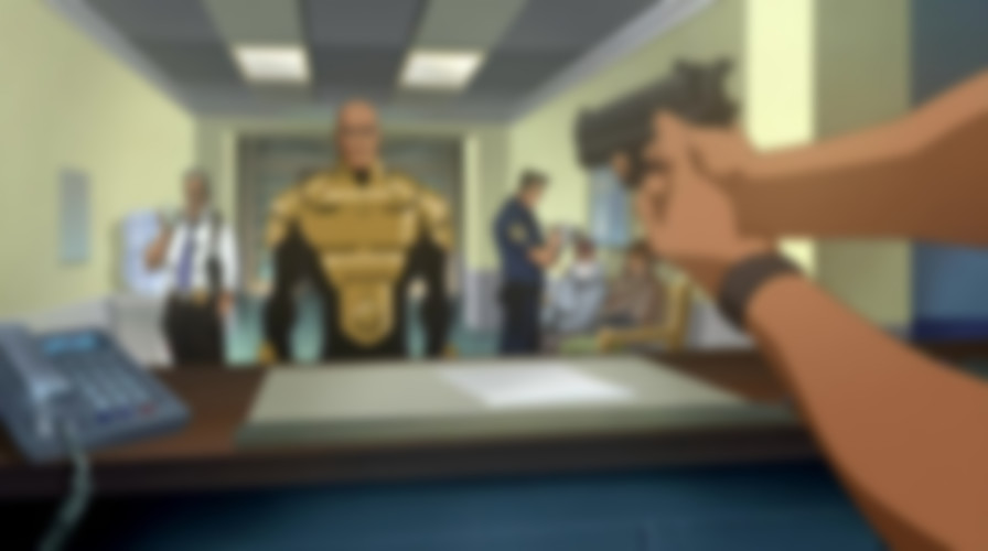 Justice League: Crisis on Two Earths backdrop