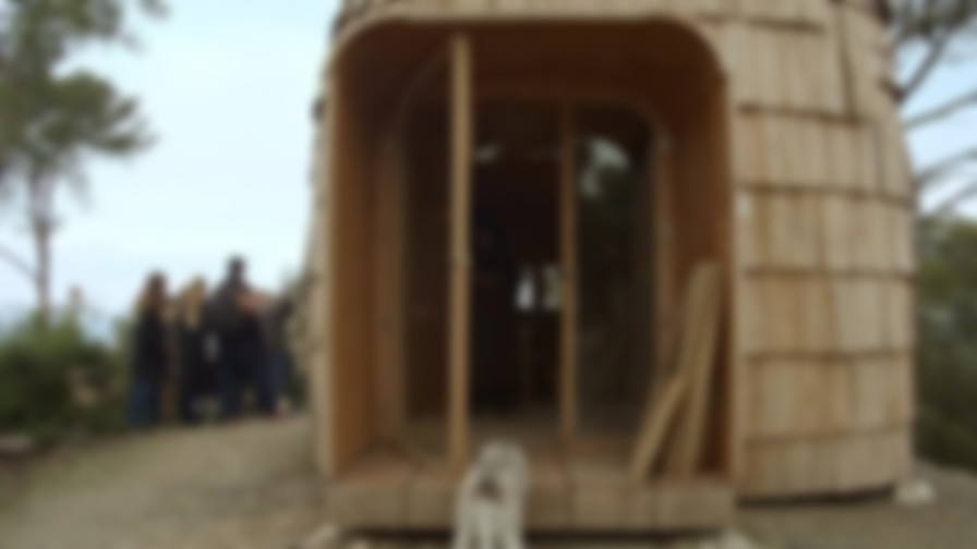 Valldaura: A Quarantine Cabin backdrop