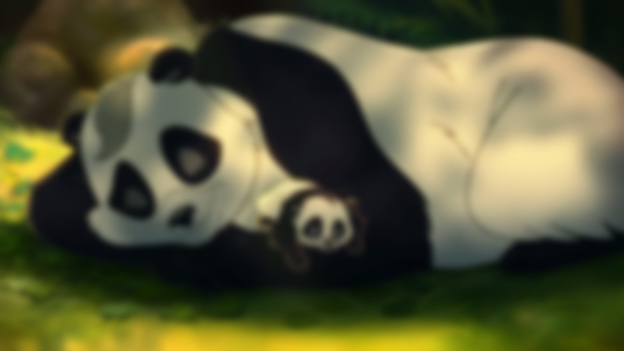 Little Big Panda backdrop