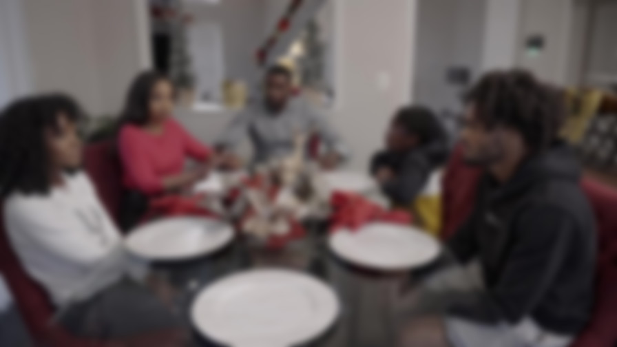 A Family Matters Christmas backdrop