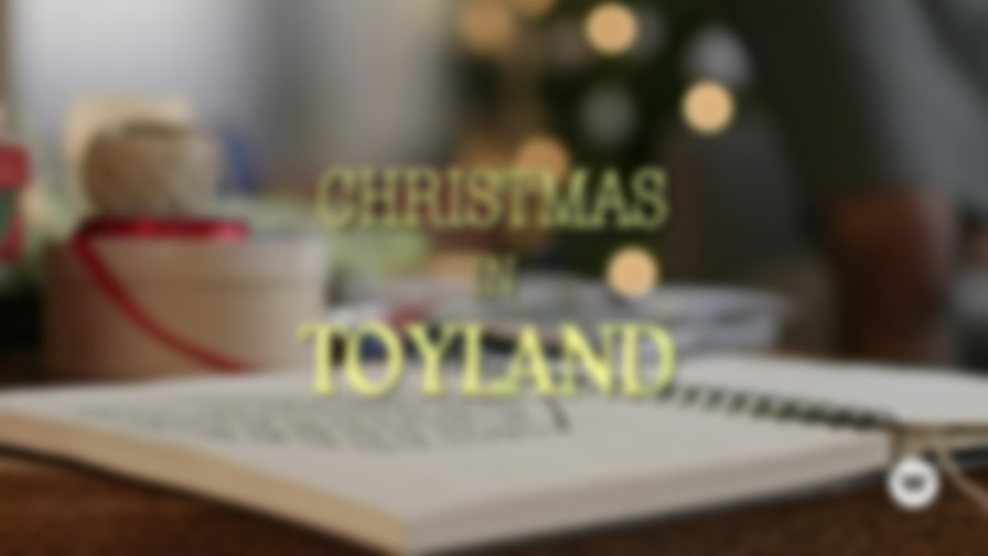 Christmas in Toyland backdrop