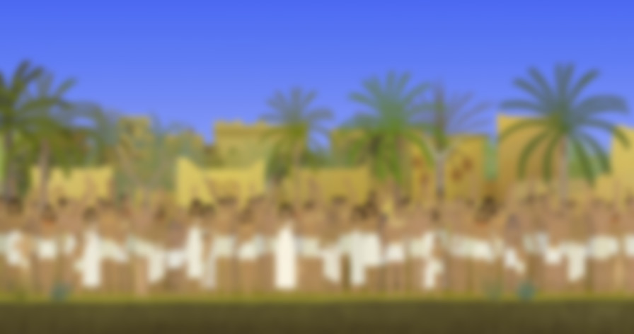 The Black Pharaoh, the Savage and the Princess backdrop