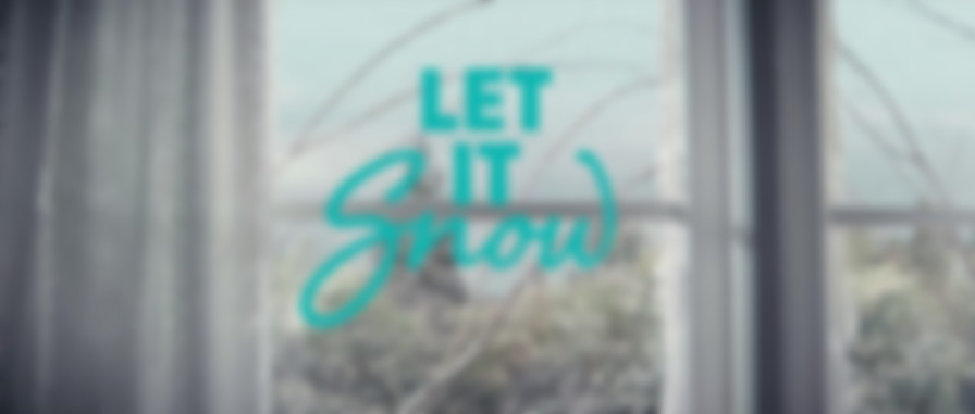 Let It Snow backdrop