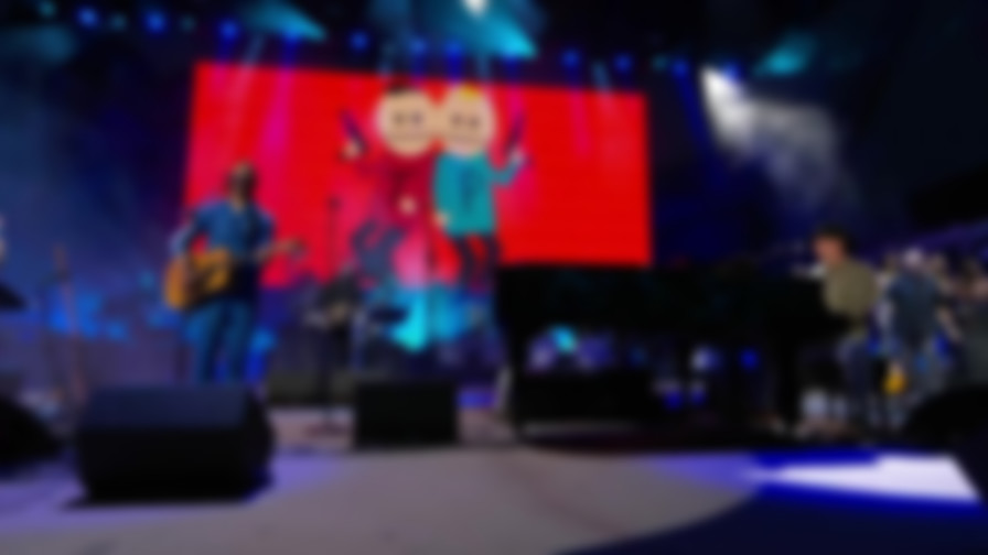 South Park: The 25th Anniversary Concert backdrop