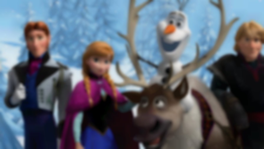 Frozen backdrop