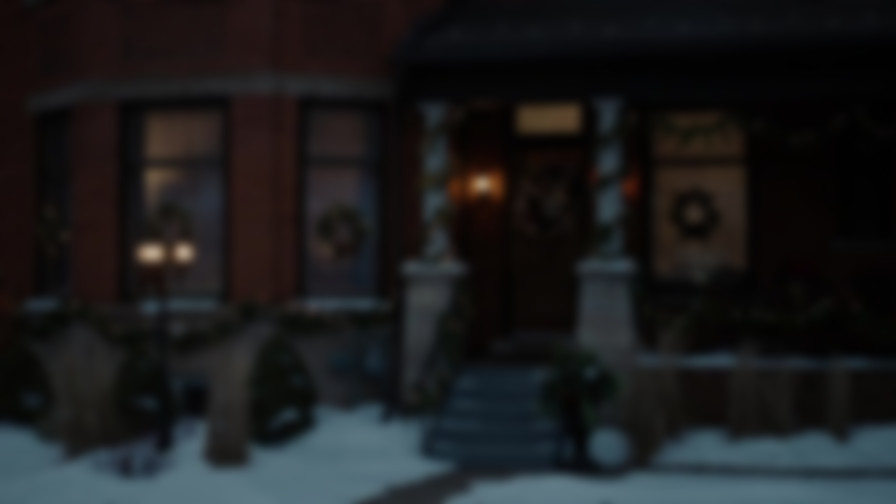 Christmas Casanova backdrop