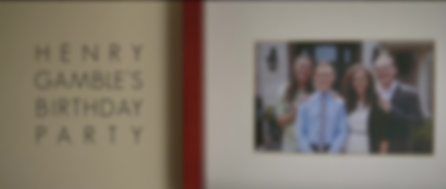 Henry Gamble's Birthday Party backdrop
