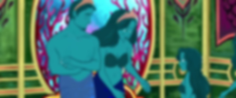 The Little Mermaid backdrop
