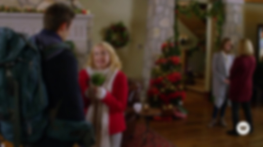 The Christmas Cottage backdrop