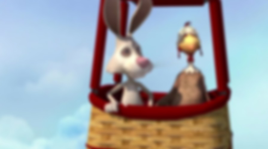 Easter Bunny Adventure backdrop