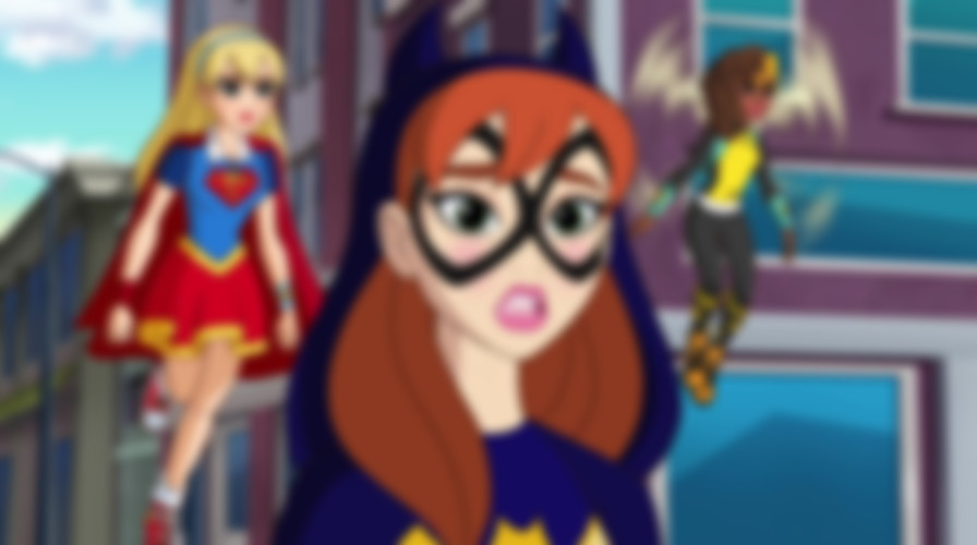 DC Super Hero Girls: Intergalactic Games backdrop