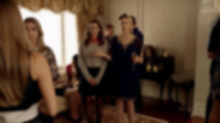Christmas Wedding Planner backdrop