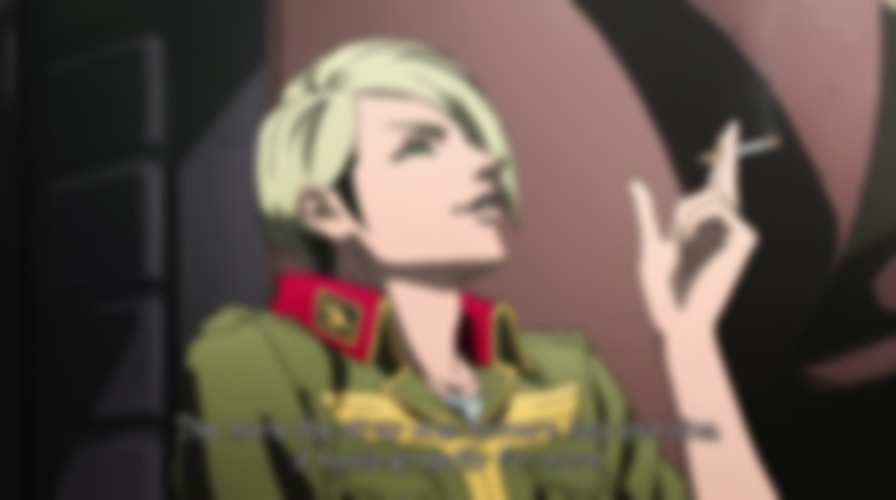 Mobile Suit Gundam Thunderbolt: Bandit Flower backdrop
