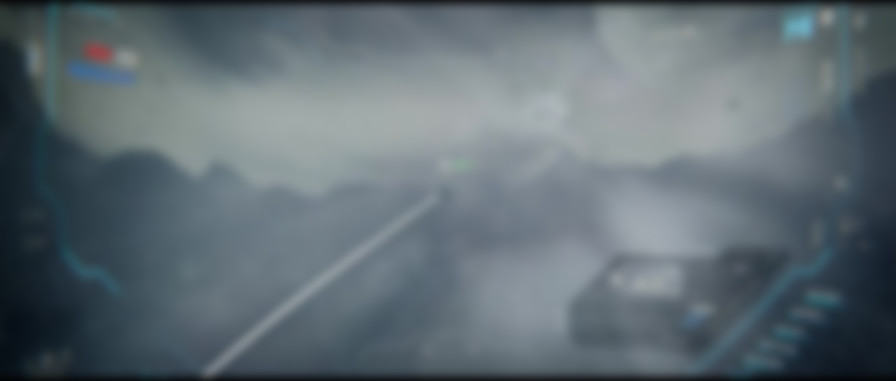 Distant backdrop